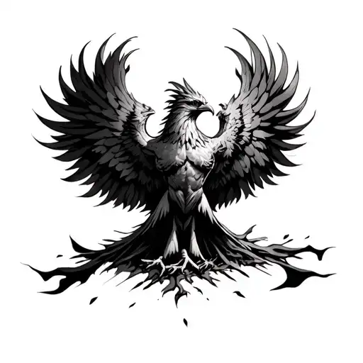 Phoenix Rising From The Ashes