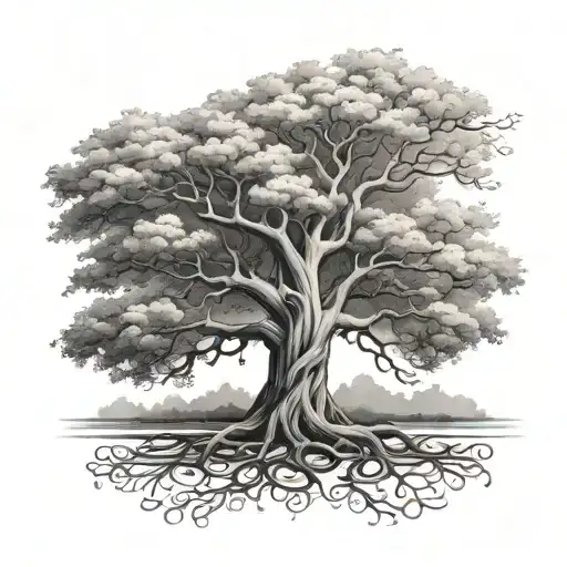 Life Tree Name Tattoo Inspired