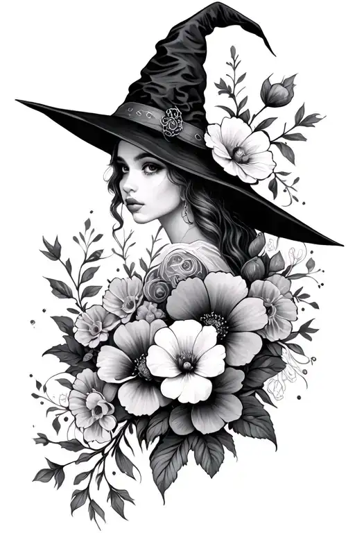 Witchy Flowers Surrounding