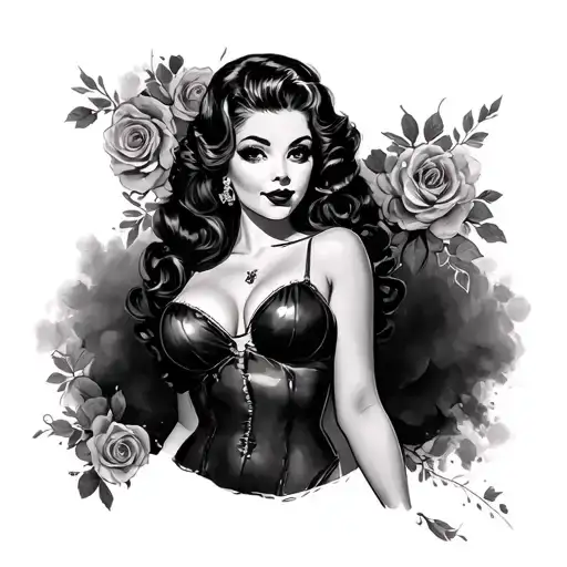 Big Boob Pinup Girl
