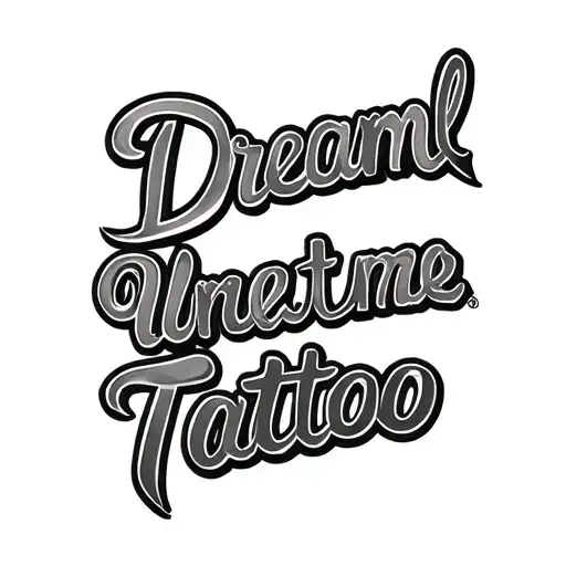 Dreamville In Cursive Writing