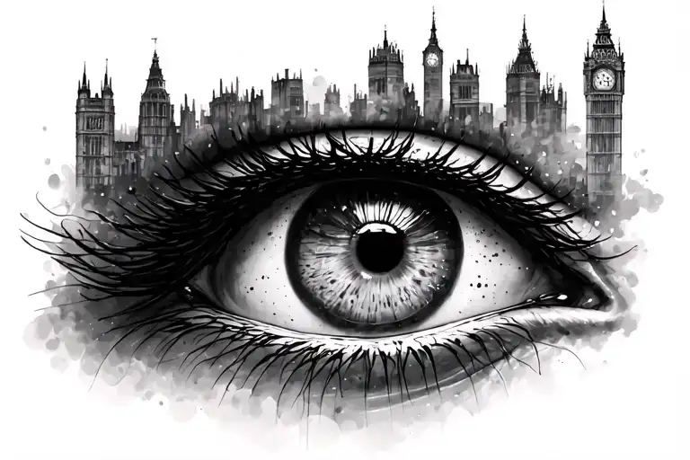 Liverpool Skyline Eye Inside