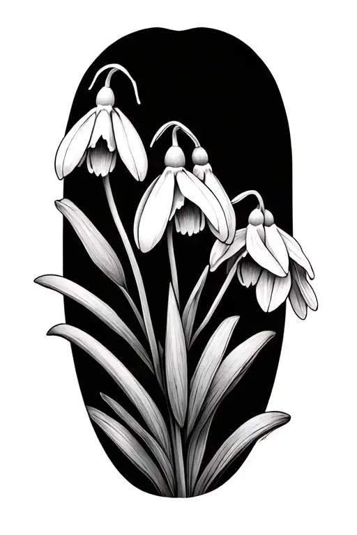 Flowers Including Snowdrop And Daffodil