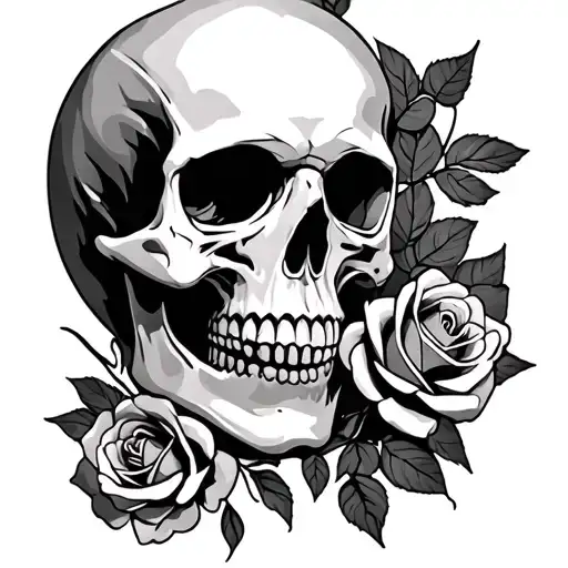 Skull And Roses