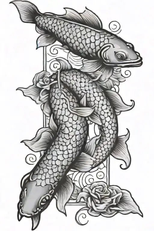 Koi And Crab In Libra Scale