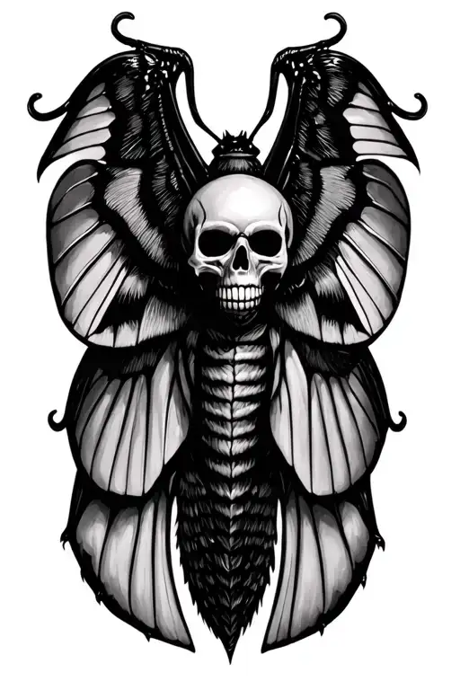Death Moth Representing Strength