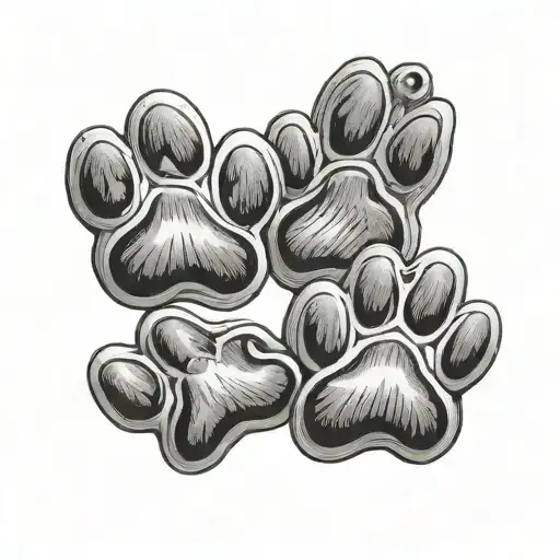 Two Dog Paws
