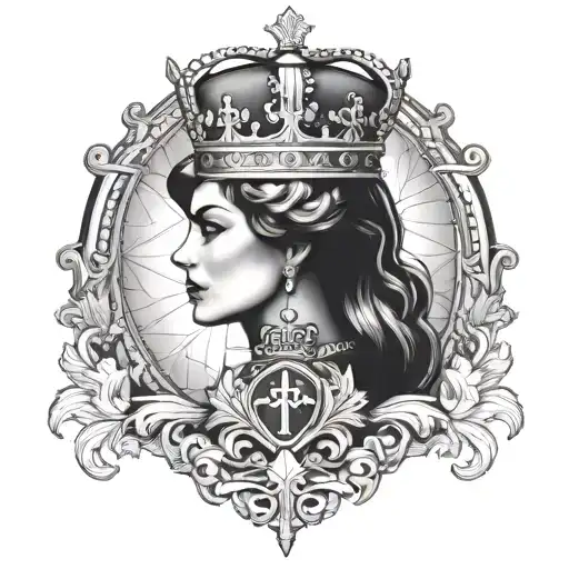 Ir With Queen Symbol