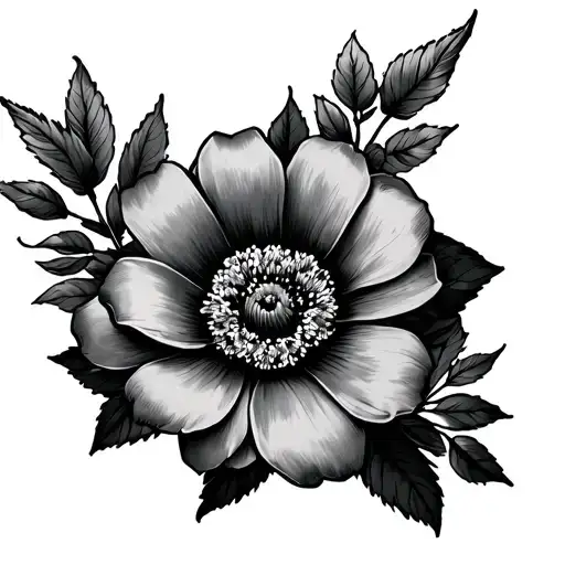 Flower On Collar Bone Hand Holding