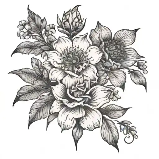 October And August Birth Flower