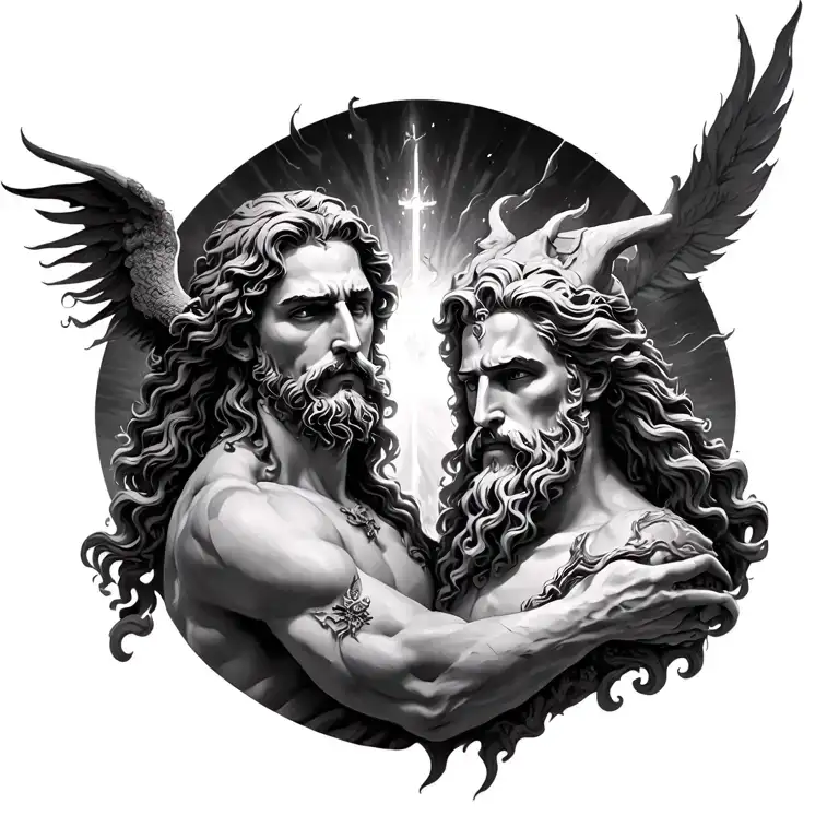 Hades And Zeus Heaven And Hell