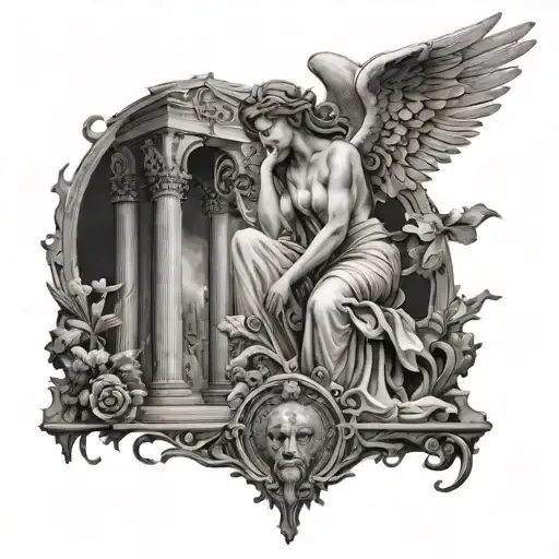 Angel And Heavens Gates