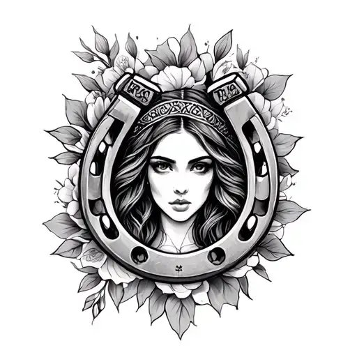 Gypsy Horseshoe Surrounded Stylus Femme