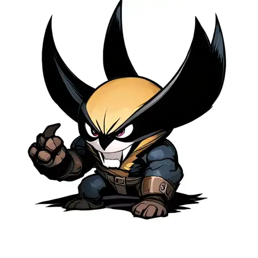 Cute Ghost Wolverine
