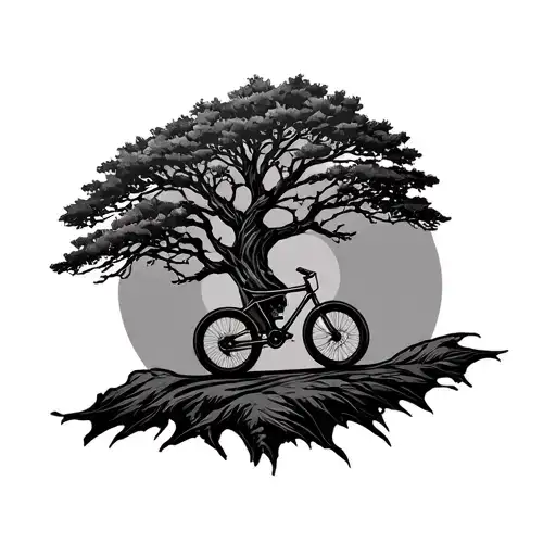 Mountain Bike Tree Of Life