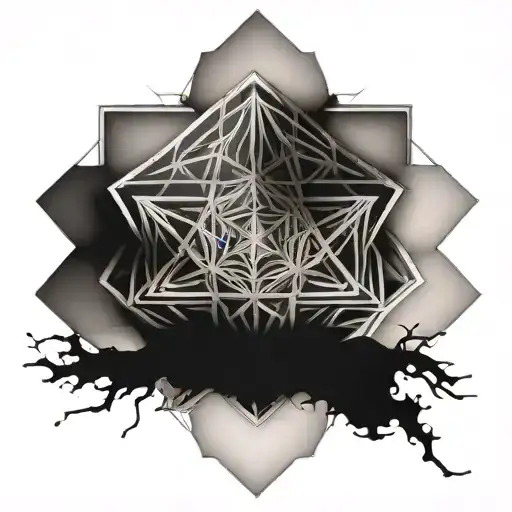 Symetrical Design Of Sacred Geometry