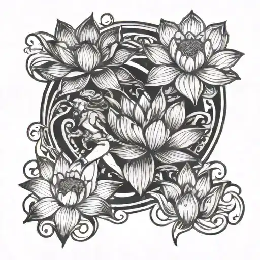 Runners High And Lotus Flower