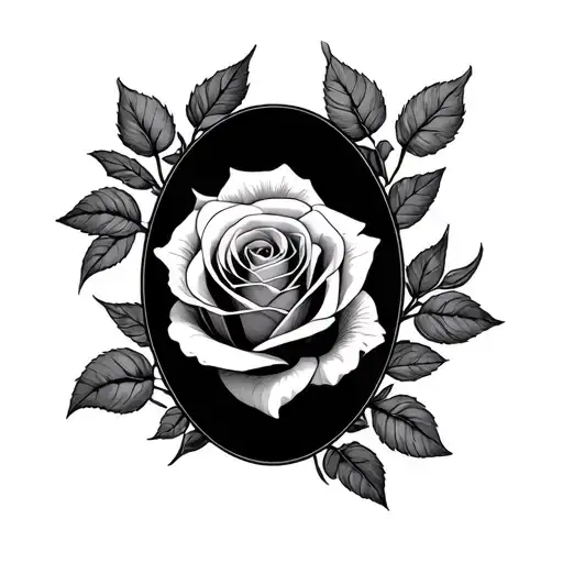 Roses Around An Empty Oval