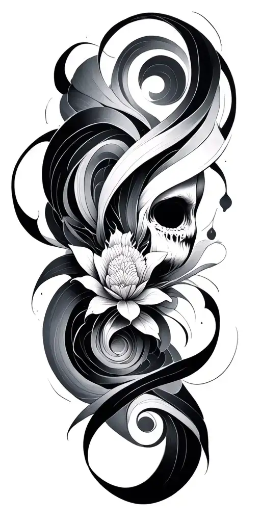 Cyber Sigilism Style Blackwork