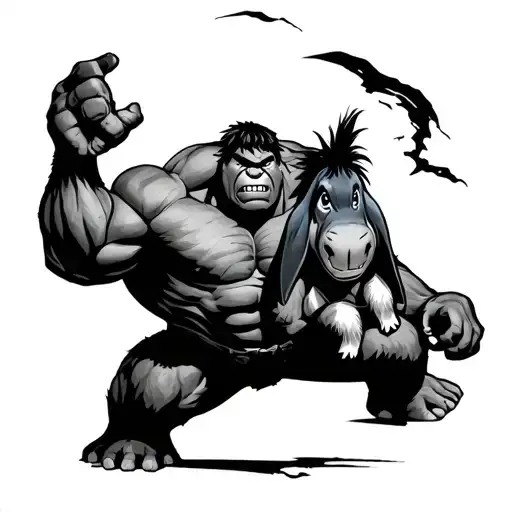 Hulk And Eeyore
