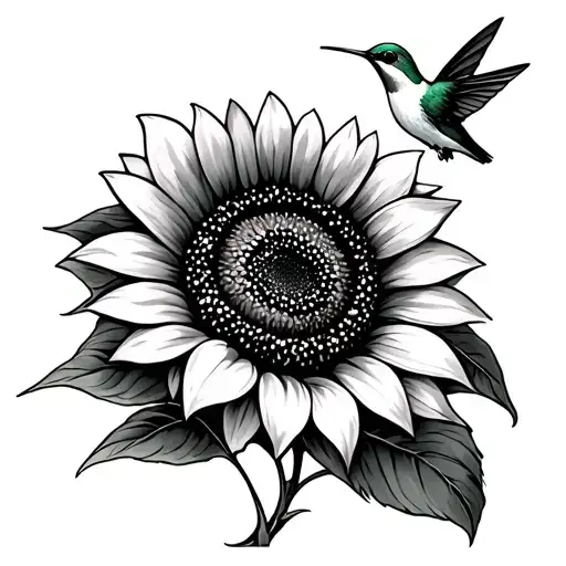 Hummingbird Sunflower