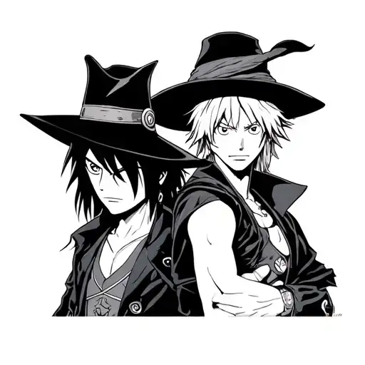 One Piece Anime Luffy And Nami Zorro Sanji