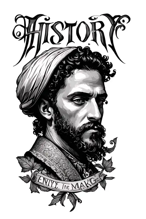 History In The Making Written In Maxican Caligraphic