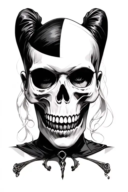 Skull Harley Quinn