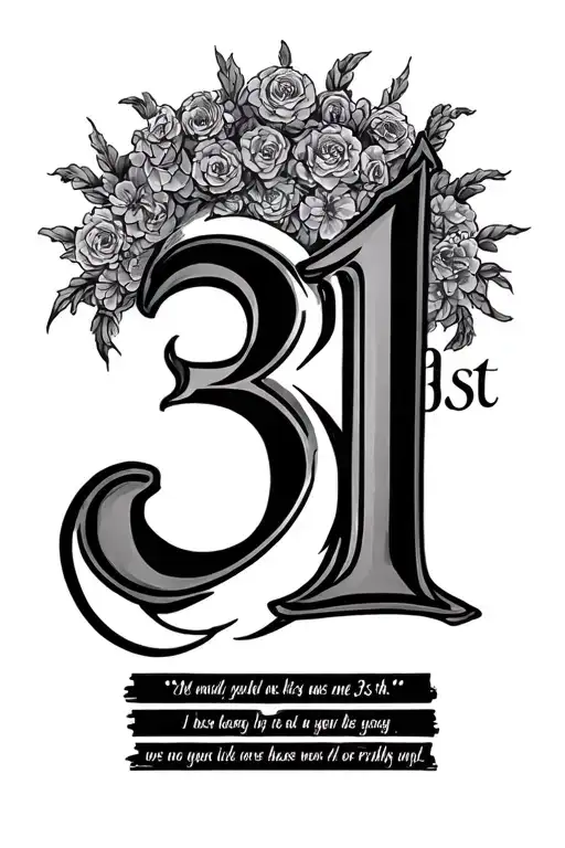 Roman Numbers May 31St With Bible Verse In The Bottom