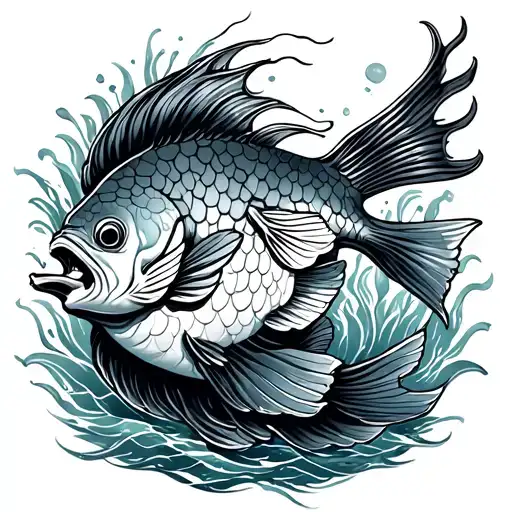 Pisces Tatto Design