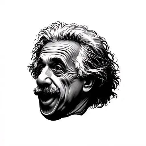 Einstein Tongue Out Disorder Words