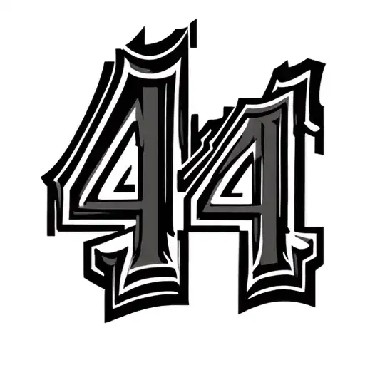 444 Numbers With Something Around It