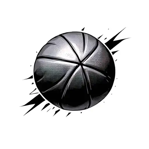 Geometric Basketball Ball