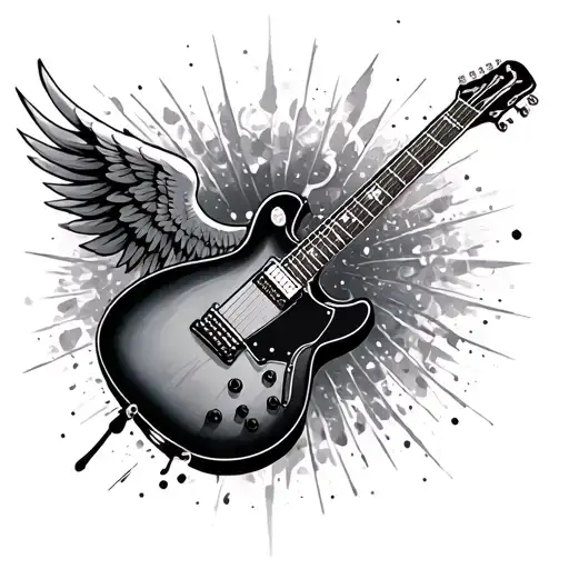 Guitar With Wings
