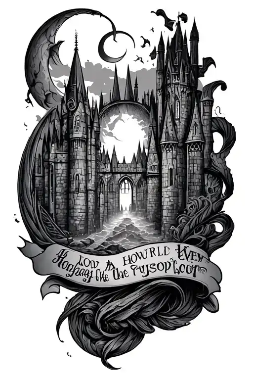 Hogwarts World Leg Sleeve