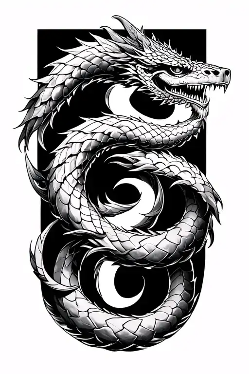 Jormungandr Wrap Around Forearm Tattoo Like Dybala Arm