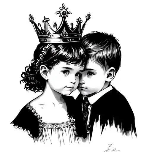 2 Boys And One Girl Kids Crown Eli Isaac Olivia