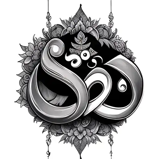Shivam And Simran Name Intertwined
