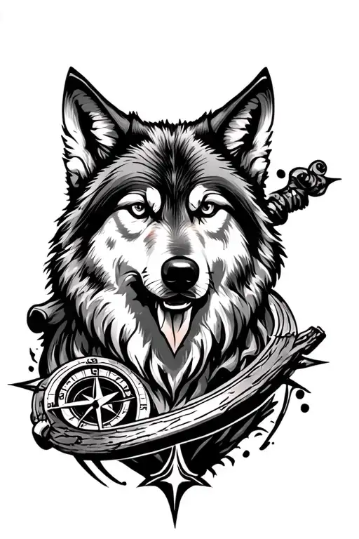 Compass Wolf Mountain