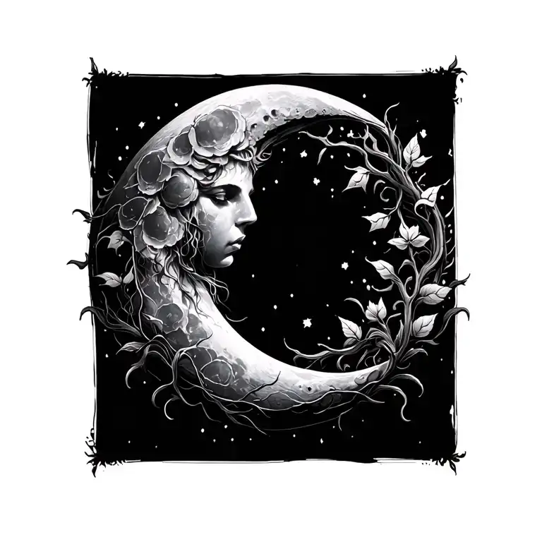 Moon Vines Picese Zodiac