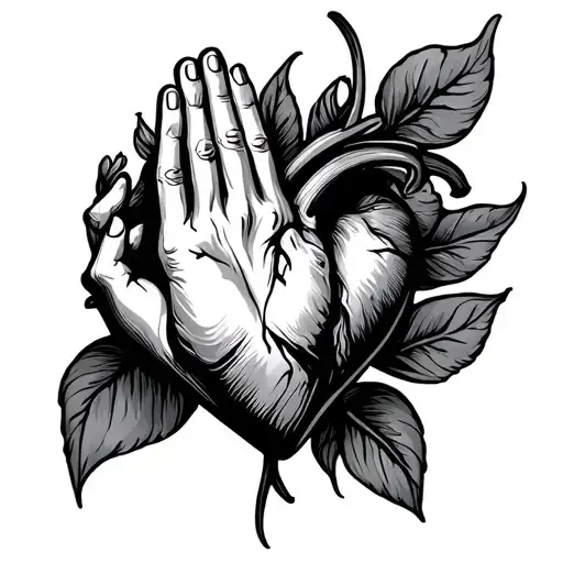 Heart And Praying Jands