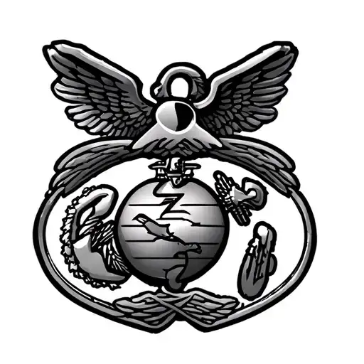 Usmc Emblem Dog Tags