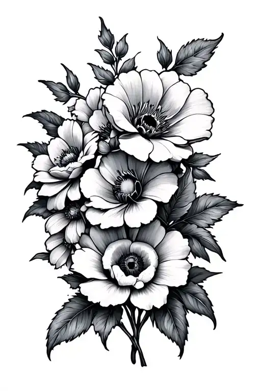 Gothic Flowers Death