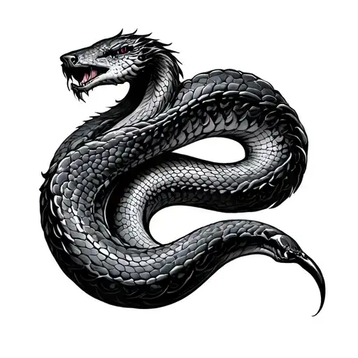 Myth Emerging From A Snake