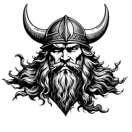 Viking At Sea