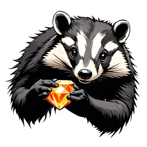 Badger Holding Gem