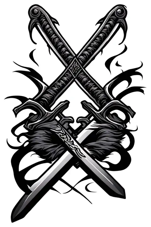 Two Bokken Swords