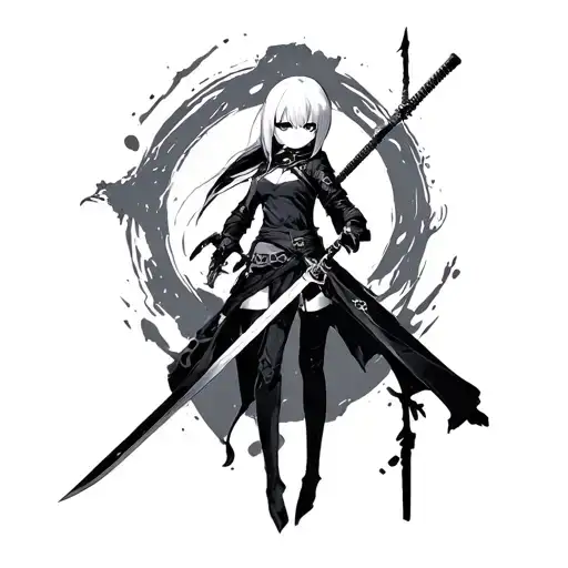 Nier Automata 2B With Sword