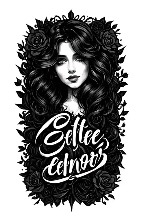 Eleanor Lettering With A Design