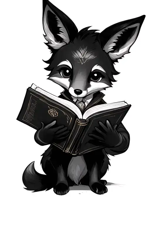 Little Prince And Fox Reading A Book